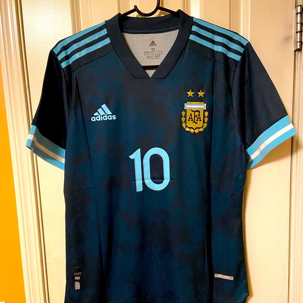 adidas Messi Argentina Home Jersey Midnight
